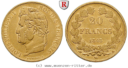 Klicken Sie auf das Bild um es auf Ihrem Rechner zu speichern frankreich-louis-philippe-20-francs/99657.jpg