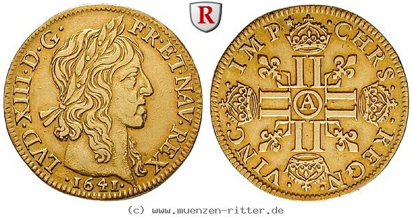 Klicken Sie auf das Bild um es auf Ihrem Rechner zu speichern frankreich-louis-xiii-louis-d-or/67070.jpg