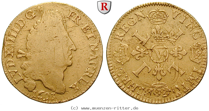 Klicken Sie auf das Bild um es auf Ihrem Rechner zu speichern frankreich-louis-xiv-doppelter-louis-d-or-aux-quattre-l/25245.jpg