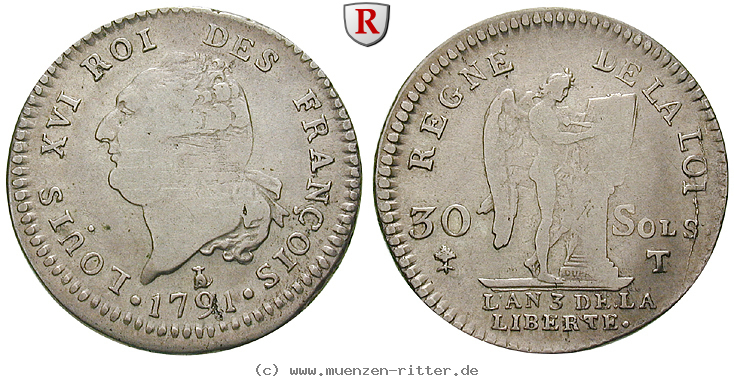 Klicken Sie auf das Bild um es auf Ihrem Rechner zu speichern frankreich-louis-xvi-30-sols/74844.jpg