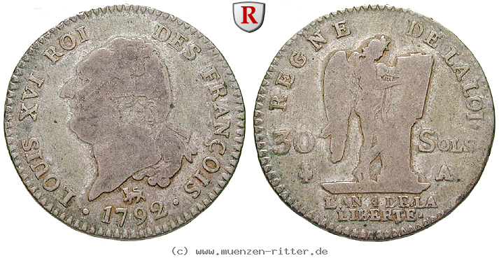 Klicken Sie auf das Bild um es auf Ihrem Rechner zu speichern frankreich-louis-xvi-30-sols/82964.jpg