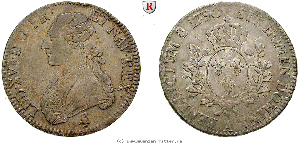 Klicken Sie auf das Bild um es auf Ihrem Rechner zu speichern frankreich-louis-xvi-ecu-aux-lauriers/47571.jpg