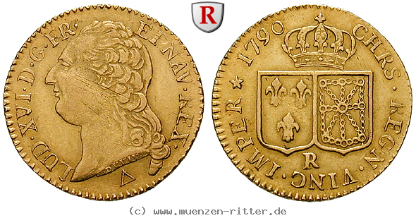 Klicken Sie auf das Bild um es auf Ihrem Rechner zu speichern frankreich-louis-xvi-louis-d-or-au-buste-nue/101948.jpg