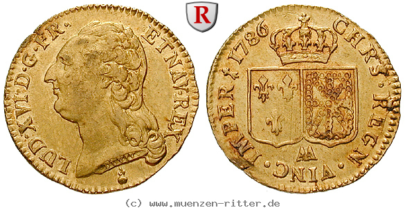 Klicken Sie auf das Bild um es auf Ihrem Rechner zu speichern frankreich-louis-xvi-louis-d-or-au-buste-nue/95842.jpg