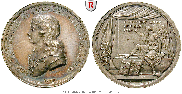 Klicken Sie auf das Bild um es auf Ihrem Rechner zu speichern frankreich-louis-xvii-silbermedaille/53096.jpg