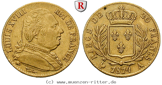 Klicken Sie auf das Bild um es auf Ihrem Rechner zu speichern frankreich-louis-xviii-20-francs/102281.jpg