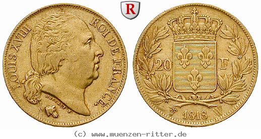 Klicken Sie auf das Bild um es auf Ihrem Rechner zu speichern frankreich-louis-xviii-20-francs/55598.jpg