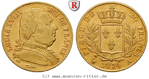 Klicken Sie auf das Bild um es auf Ihrem Rechner zu speichern frankreich-louis-xviii-20-francs/91720.jpg