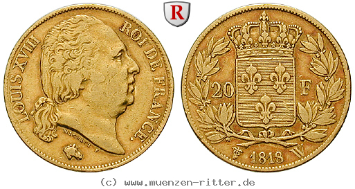 Klicken Sie auf das Bild um es auf Ihrem Rechner zu speichern frankreich-louis-xviii-20-francs/91721.jpg