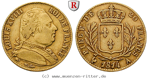 Klicken Sie auf das Bild um es auf Ihrem Rechner zu speichern frankreich-louis-xviii-20-francs/92710.jpg