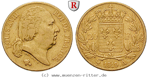 Klicken Sie auf das Bild um es auf Ihrem Rechner zu speichern frankreich-louis-xviii-20-francs/99656.jpg