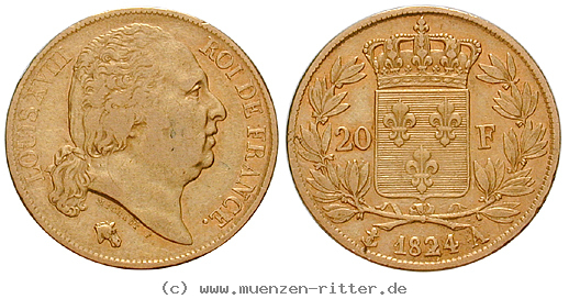 Klicken Sie auf das Bild um es auf Ihrem Rechner zu speichern frankreich-louis-xviii-20-francs/ag10450.jpg