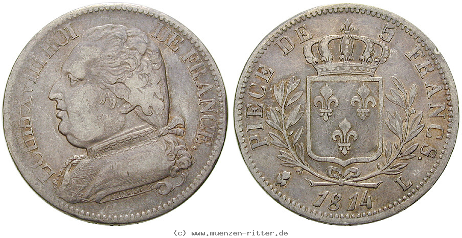 Klicken Sie auf das Bild um es auf Ihrem Rechner zu speichern frankreich-louis-xviii-5-francs/26376.jpg