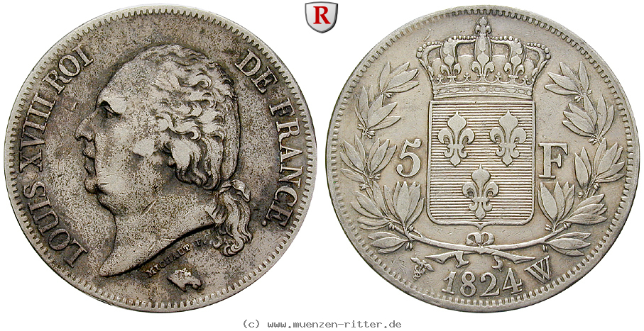 Klicken Sie auf das Bild um es auf Ihrem Rechner zu speichern frankreich-louis-xviii-5-francs/74845.jpg
