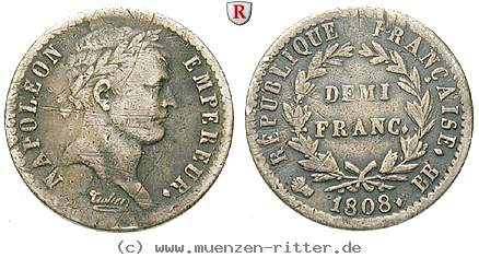 Klicken Sie auf das Bild um es auf Ihrem Rechner zu speichern frankreich-napoleon-i--kaiser-1-2-franc/47544.jpg