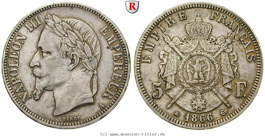 Klicken Sie auf das Bild um es auf Ihrem Rechner zu speichern frankreich-napoleon-iii-5-francs/29625.jpg