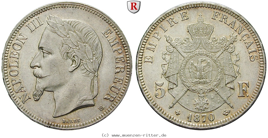 Klicken Sie auf das Bild um es auf Ihrem Rechner zu speichern frankreich-napoleon-iii-5-francs/66993.jpg