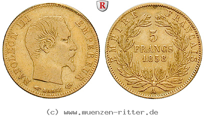 Klicken Sie auf das Bild um es auf Ihrem Rechner zu speichern frankreich-napoleon-iii-5-francs/ag10474.jpg