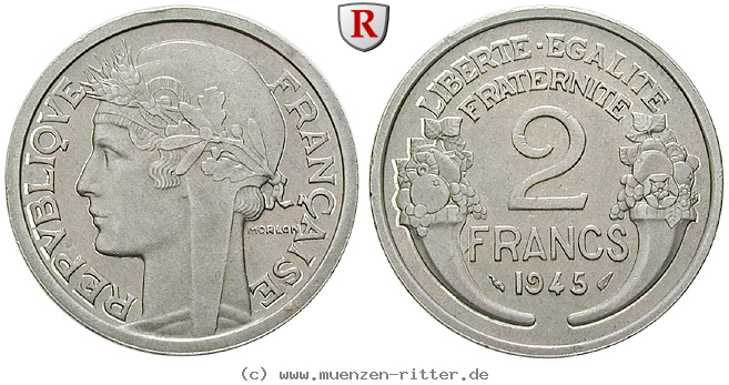 Klicken Sie auf das Bild um es auf Ihrem Rechner zu speichern frankreich-provisorische-regierung-2-francs/67818.jpg