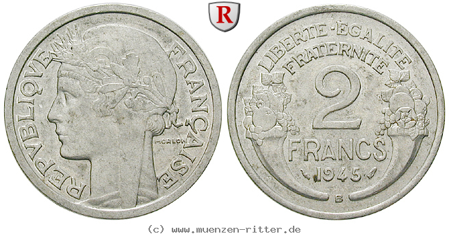 Klicken Sie auf das Bild um es auf Ihrem Rechner zu speichern frankreich-provisorische-regierung-2-francs/67819.jpg