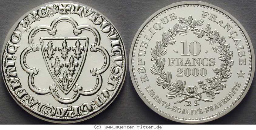 Klicken Sie auf das Bild um es auf Ihrem Rechner zu speichern frankreich-v-republik-10-francs/ag15485.jpg