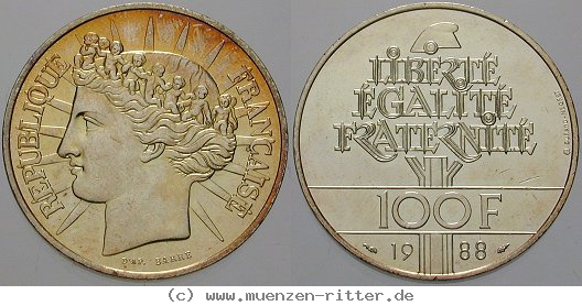 Klicken Sie auf das Bild um es auf Ihrem Rechner zu speichern frankreich-v-republik-100-francs/ag15451.jpg