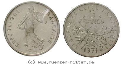 Klicken Sie auf das Bild um es auf Ihrem Rechner zu speichern frankreich-v-republik-5-francs/ag15456.jpg