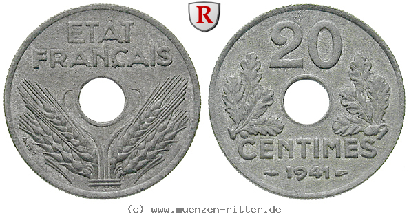 Klicken Sie auf das Bild um es auf Ihrem Rechner zu speichern frankreich-vichy--regierung-20-centimes/67795.jpg