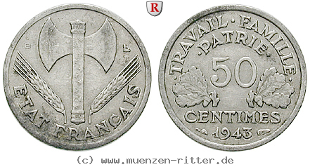 Klicken Sie auf das Bild um es auf Ihrem Rechner zu speichern frankreich-vichy--regierung-50-centimes/67803.jpg