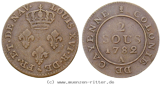 Klicken Sie auf das Bild um es auf Ihrem Rechner zu speichern franzoesisch-guayana-louis-xvi-2-sous-de-cayenne/22769.jpg