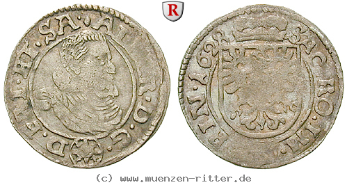 Klicken Sie auf das Bild um es auf Ihrem Rechner zu speichern friedland-und-sagan-herzogtum-albrecht-von-wallenstein-groschen-3-kreuzer/47354.jpg
