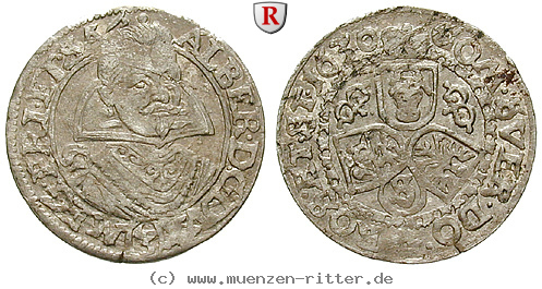 Klicken Sie auf das Bild um es auf Ihrem Rechner zu speichern friedland-und-sagan-herzogtum-albrecht-von-wallenstein-groschen-3-kreuzer/58126.jpg