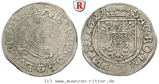 Klicken Sie auf das Bild um es auf Ihrem Rechner zu speichern friedland-und-sagan-herzogtum-albrecht-von-wallenstein-groschen-3-kreuzer/73593.jpg