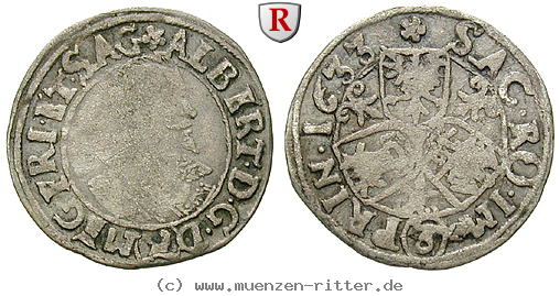 Klicken Sie auf das Bild um es auf Ihrem Rechner zu speichern friedland-und-sagan-herzogtum-albrecht-von-wallenstein-groschen-3-kreuzer/96363.jpg