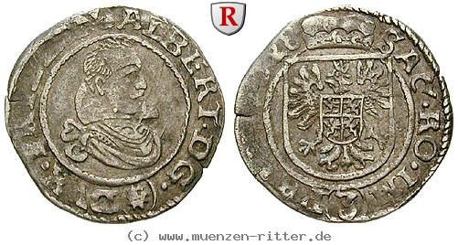 Klicken Sie auf das Bild um es auf Ihrem Rechner zu speichern friedland-und-sagan-herzogtum-albrecht-von-wallenstein-groschen-3-kreuzer/96364.jpg