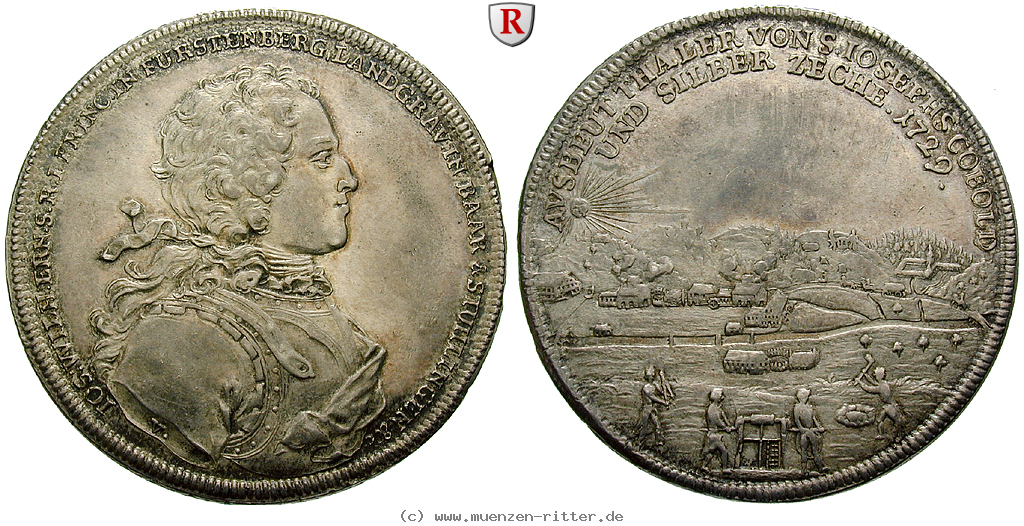 Klicken Sie auf das Bild um es auf Ihrem Rechner zu speichern fuerstenberg-grafschaft-joseph-wilhelm-ernst-reichstaler/92264.jpg