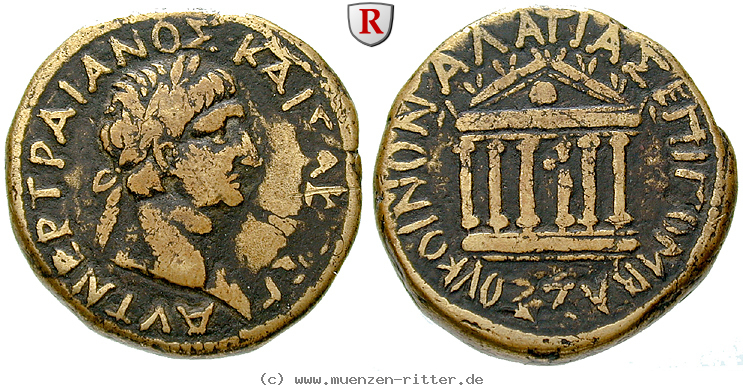 Klicken Sie auf das Bild um es auf Ihrem Rechner zu speichern galatien-traianus-bronze/61122.jpg