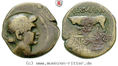Klicken Sie auf das Bild um es auf Ihrem Rechner zu speichern gallia-belgica-augustus-quadrans/68458.jpg