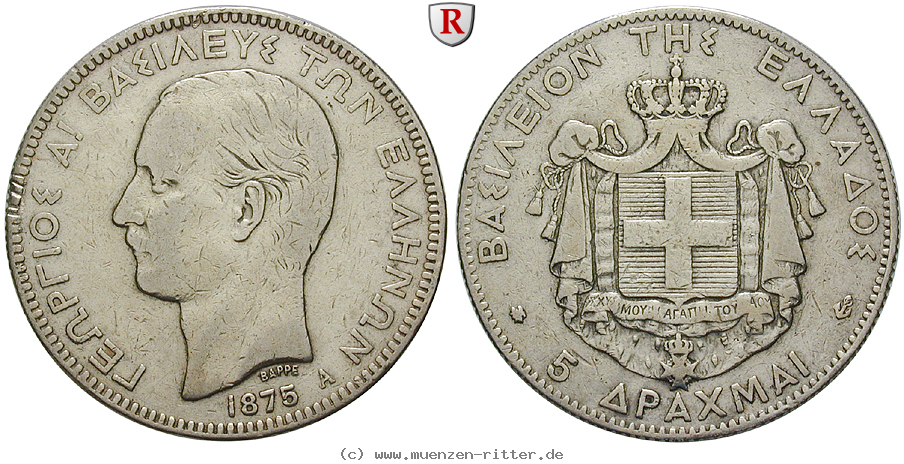 Klicken Sie auf das Bild um es auf Ihrem Rechner zu speichern griechenland-georg-i-5-drachmai/73653.jpg