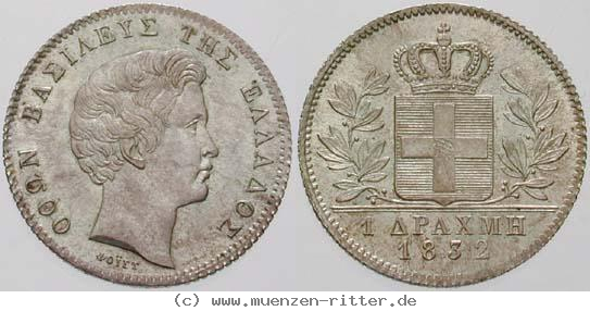 Klicken Sie auf das Bild um es auf Ihrem Rechner zu speichern griechenland-otto-drachme/ag9688.jpg