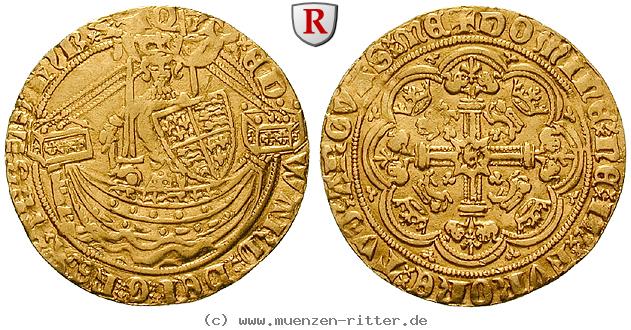 grossbritannien-edward-iv--1-regierung-half-ryal-rosenoble/31580.jpg