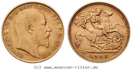 Klicken Sie auf das Bild um es auf Ihrem Rechner zu speichern grossbritannien-edward-vii-half-sovereign/ag19082.jpg