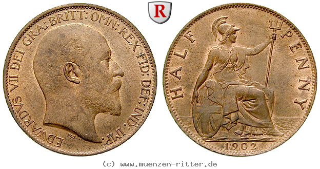 Klicken Sie auf das Bild um es auf Ihrem Rechner zu speichern grossbritannien-edward-vii-halfpenny/68664.jpg