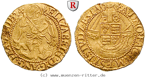 Klicken Sie auf das Bild um es auf Ihrem Rechner zu speichern grossbritannien-elizabeth-i-half-angel/76325.jpg
