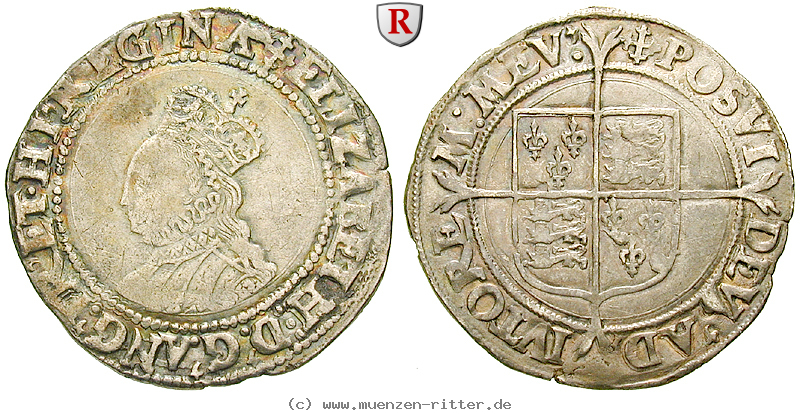 Klicken Sie auf das Bild um es auf Ihrem Rechner zu speichern grossbritannien-elizabeth-i-shilling/52314.jpg