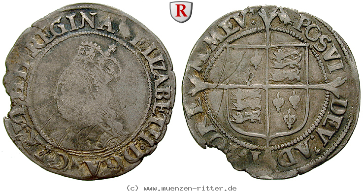 Klicken Sie auf das Bild um es auf Ihrem Rechner zu speichern grossbritannien-elizabeth-i-shilling/96282.jpg