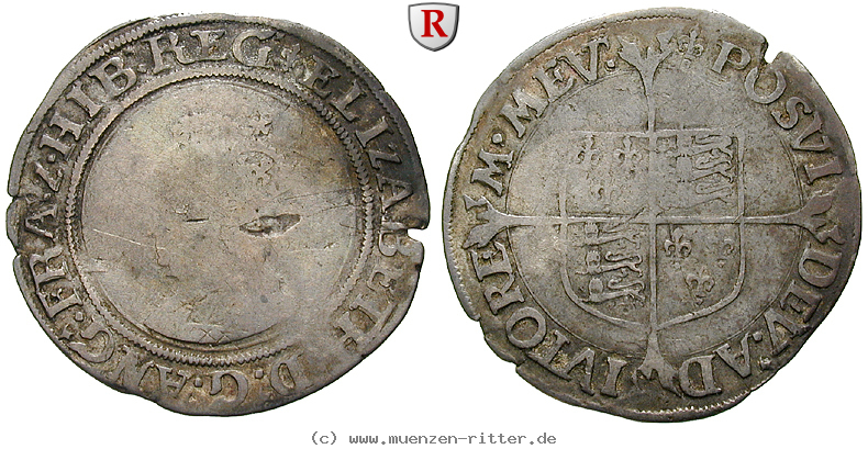 Klicken Sie auf das Bild um es auf Ihrem Rechner zu speichern grossbritannien-elizabeth-i-shilling/96283.jpg