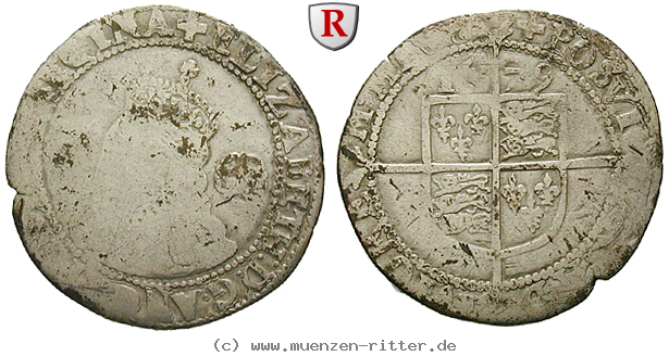 Klicken Sie auf das Bild um es auf Ihrem Rechner zu speichern grossbritannien-elizabeth-i-sixpence/31713.jpg