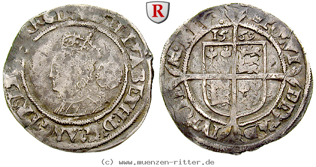 Klicken Sie auf das Bild um es auf Ihrem Rechner zu speichern grossbritannien-elizabeth-i-sixpence/ag19933.jpg