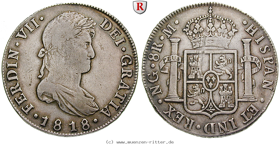 Klicken Sie auf das Bild um es auf Ihrem Rechner zu speichern guatemala-ferdinand-vii-8-reales/13275.jpg